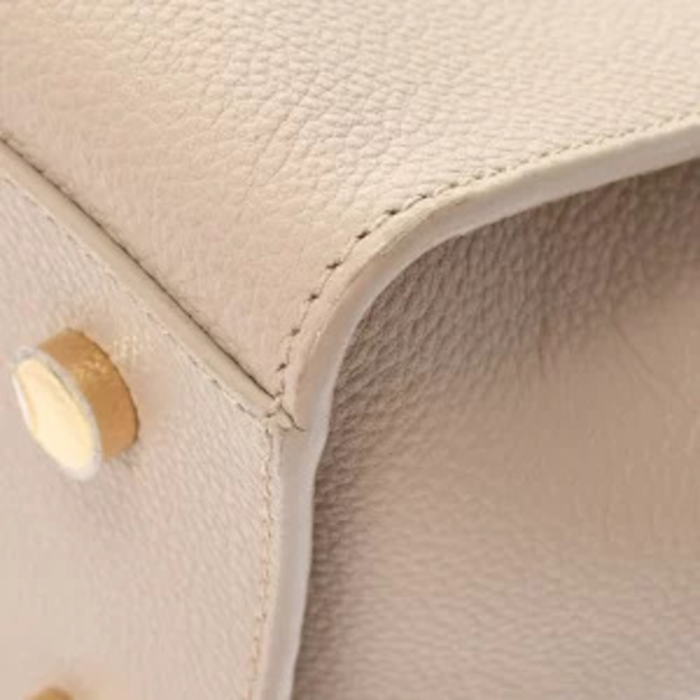 Saint Laurent Downtown Baby Beige Grain Leather Handbag - Picture 6 of 9
